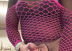 CdTina eats her thick load