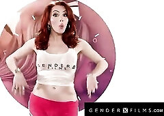 GENDERX FILMS - Redhead Kalli Grace Gets Her Taut Butt Destroyed by Baxxx’s Monster
