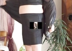 Valisere46 shows off in her sexy dress