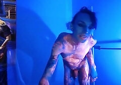 Shower fun with Aurora Sheridan