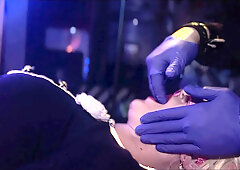 SECRET DR INSPECTION LEADS TO SQUIRT AND CREAMPIE!