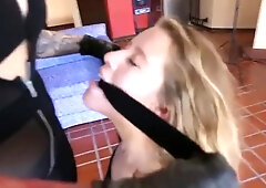 Inexperienced beauty gets her head bald