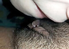 Hawt POV sex with licking and nibbling of teats, licking and sucking of the cunt, and licking and giving a kiss of the stomach