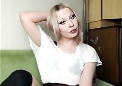 Amateur Russian Tgirl on Cam