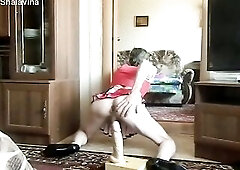 Crossdresser Ksyusha Hawt Booty Farts Sex-toy HD (2022)-example movie