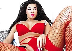 Hard Brunette hair Large Bazookas Squirt and Bang her snatch