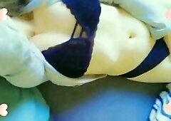 nasty student masturbation at daybed
