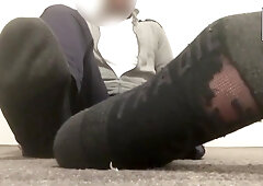 Work Socks Are Nicely Worn - Inside & Out - Didn’t Realise How Worn Out Till I Got Home - Manlyfoot