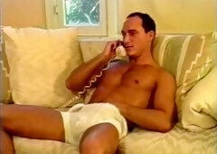 Young guys in underwear have a hot faphouse session