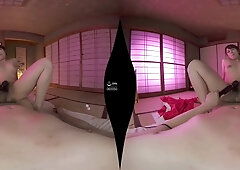VR Drama: The Married Woman Who Hides from her Husband; Cheating Japanese MILF VR POV