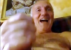 Grandpa Strokes on Webcam