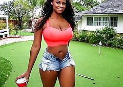 Massive Black Nympho Gets Screwed