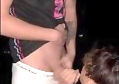 bent him over the car and...