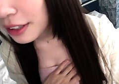 Great close up in japanese teen blowjob pov