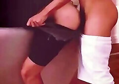 Roommate fucks me bareback after a few drinks