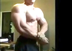 Martin Fitzwater Sexy Posing In His Living Room
