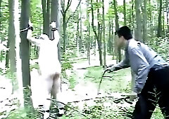 Spanked in the woods outdoors Toronto Canada
