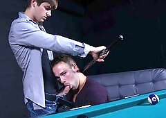 Supple Johnny Rapid fucked by Luke Adams upside down