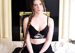 Brunette Solo Webcam Masturbation