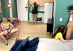 We Couldnt Hold Back the Horniness and Fucked the Huge Boyfriend of the Hidden Cuckold - PART 1 -