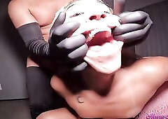 STUD SHOVING THICK KNOB INTO ANNE THE GOTHIC ASS - FREE EPISODE