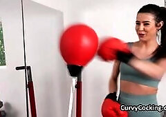 Kylie is a kinky sporty hottie who likes to workout, but she also likes dicks very much. And today Donnie her personal trainer is around for a nice ri