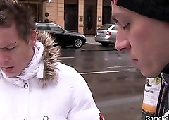 He is playing into gay game