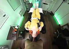 VR Conk: Slender Ginger April O'Neil Blows Leonardo's Large Schlong And Fucks Hard In TMNT Toon's Cosplay pt.1