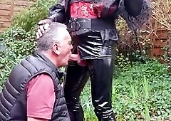 Dirty smoking outdoor