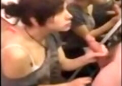 Blowjob in the dressing room