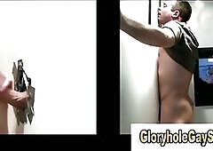 Gay twink eats amateur dick