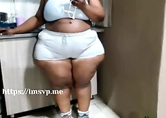 Jack Off To My Gigantic Bbw Ass Twerking In Booty Shorts 4459