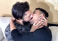 intense deep tongue kissing & mouth fucking