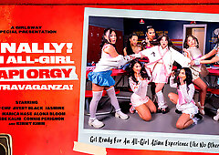 Finally ... An All-Girl Aapi Orgy Extravaganza