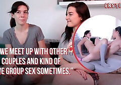 Ersties - Domino & Missy Enjoy Making Their First Lesbian Sex Video Together