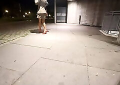 I piss in my business outfit on my nylonlegs