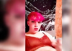 Freckled trans cutie gets touchy (phone vers)