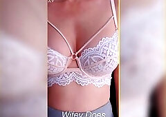 mother I'd like to fuck wears sexy lace brassiere