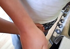 Emma's craving gets heated in the kitchen