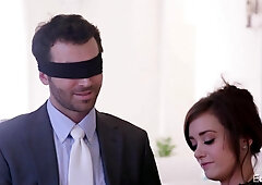 GF surprises Boyfriend with threeway