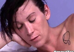 Redheaded trans honey buttfucked