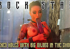 Rock Star Monika Fox Fucked Holes With Double Penetration And