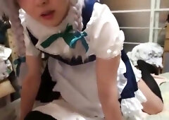 Amateur Asian cosplay anal 5