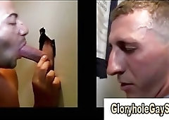 Straight guy tricked into blowjob at the gloryhole