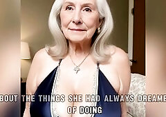 [GRANNY Story] 2 BBCs Double Permeating the Lascivious GILF Gloria