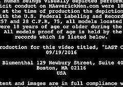 Silver fox gives a tattooed twink a good trashing