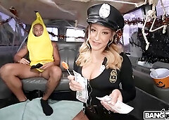 Good hard interracial fuck in the van with an Asian chick Derek Savage