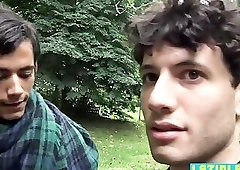 Horny latinos pickup cute twink for bareback anal sex