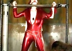 Bound slave girl receives hard punishment and torment BDSM porn