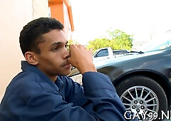 Bi-racial wild sex at Queer Fest: Interracial sex, deepthroating, and more!